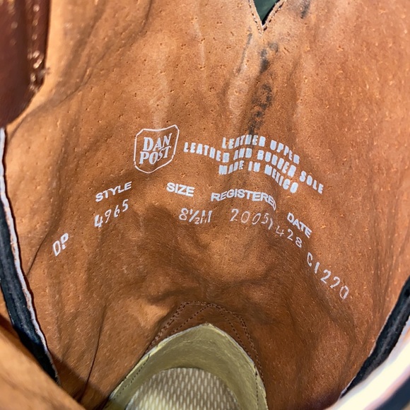 🤩HP🤩 Ladies Dan Post Boots NWT Size 8.5 - Picture 5 of 11